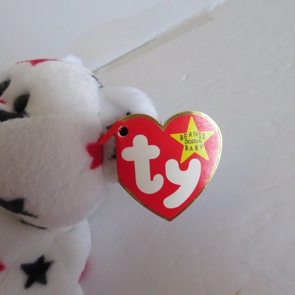 Retired Ty Beanie Baby Glory Teddy Bear, NWT - Picture 4 of 6